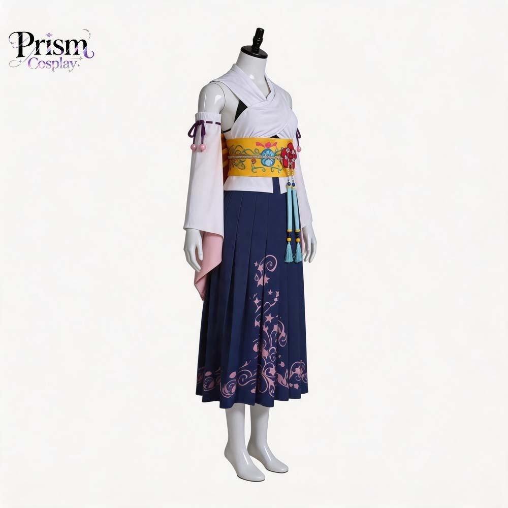Anime Cosplay Kimono - Final Fantasy Ten Yuna 소환된 코스프레