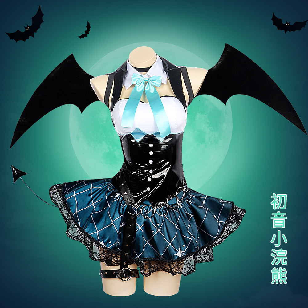Anime Cosplay Miku - 데몬 미쿠 x 라스칼 리틀 데빌