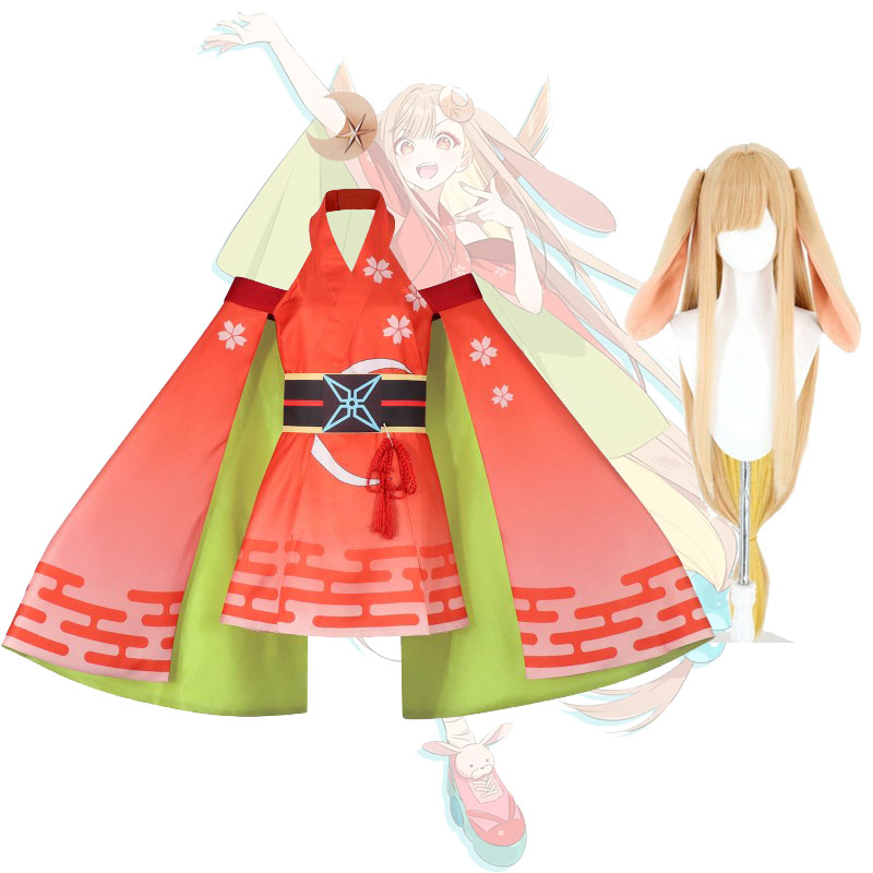 Anime Cosplay Kimono - 2026 코스믹 카구야 코스프레 기모노 세트