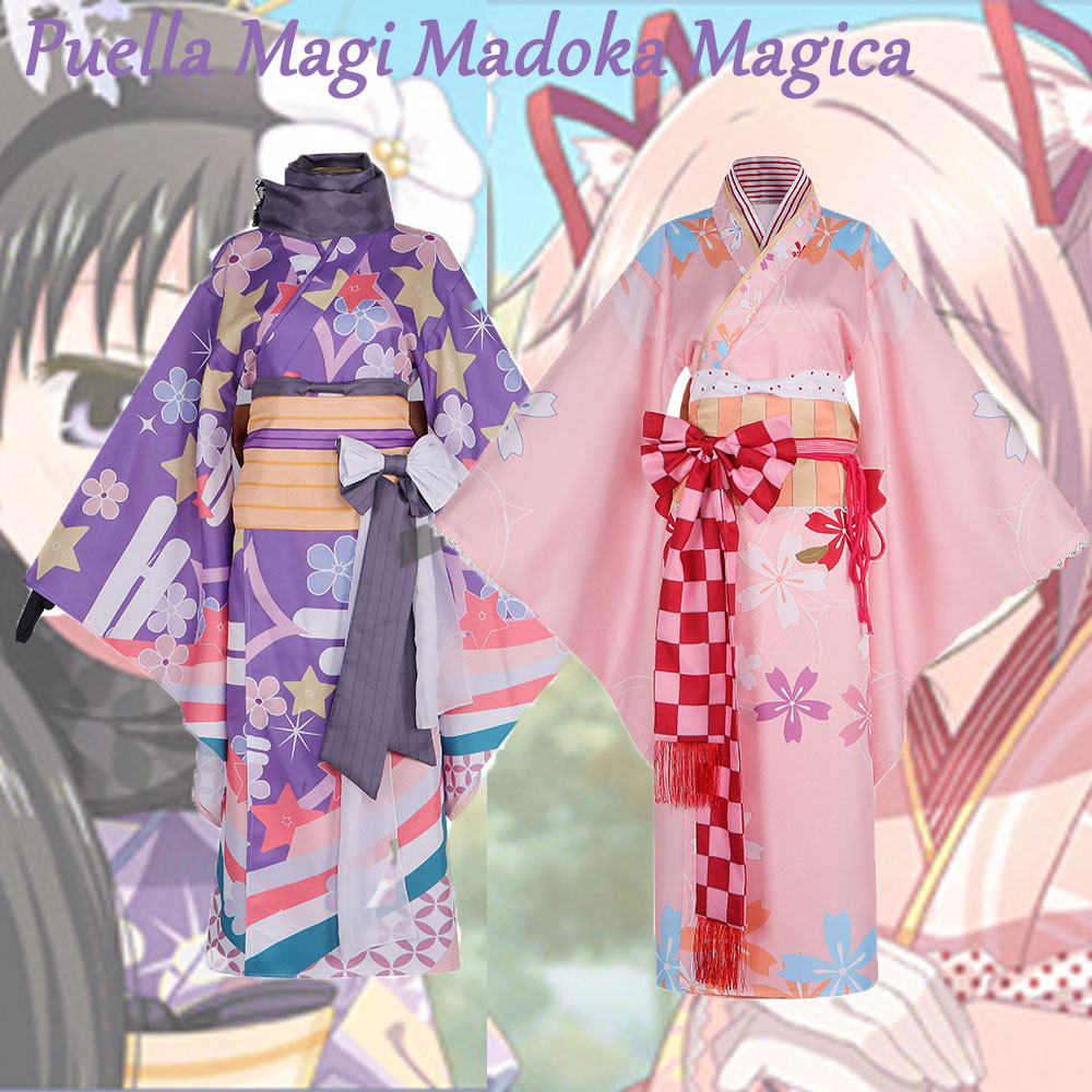 Anime Cosplay Kimono - 마법소녀 마도카 마기카 코스프레 기모노 목욕