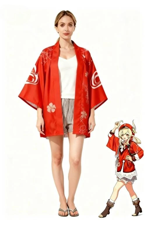 Anime Cosplay Kimono - 겐신 임팩트 코스프레 기모노 망토 애니메이션