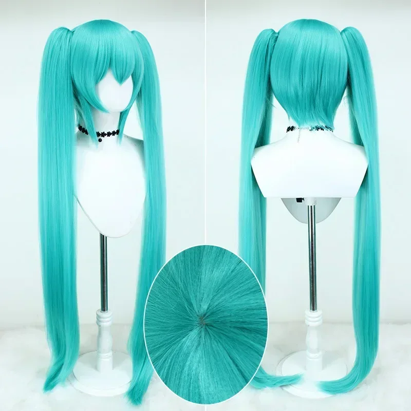 Anime Cosplay Blue Hair - 2026 미쿠 코스프레 가발 105cm 긴