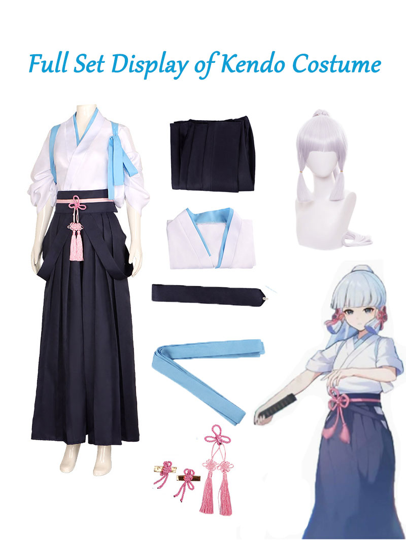 Anime Cosplay Kimono - 카미사토 아야카 코스프레 기모노 애니메이션 의상
