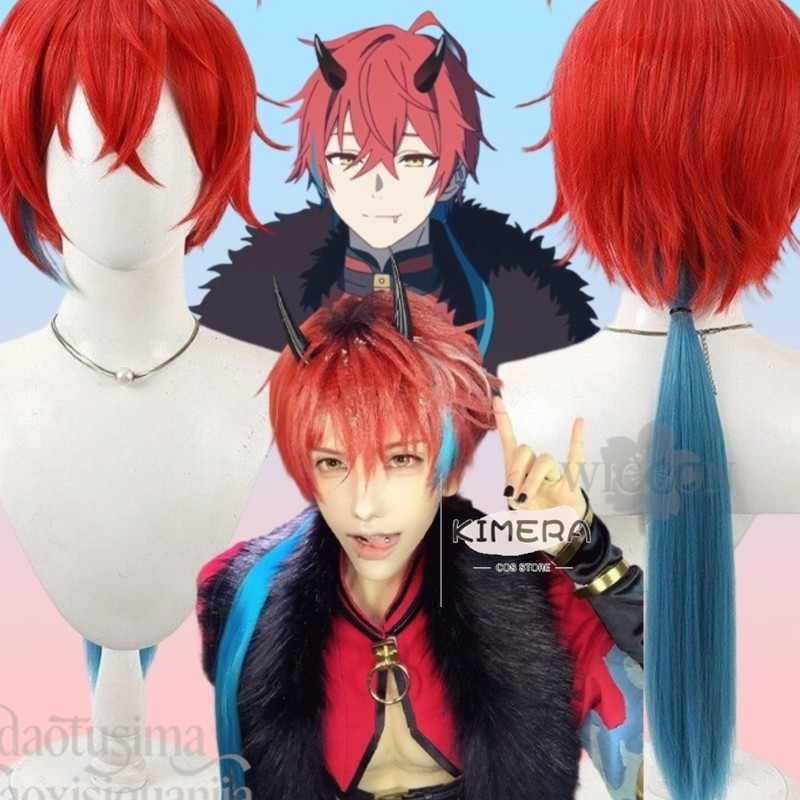 Anime Cosplay Blue Hair - 키메라 스토어 애니메이션 공주 카구야! 코스프레