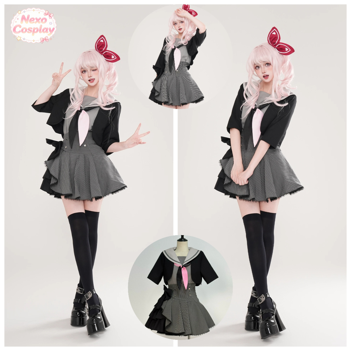 Anime Cosplay Miku - 미쿠: 컬러풀 스테이지! 아키야마 미즈키 코스프레