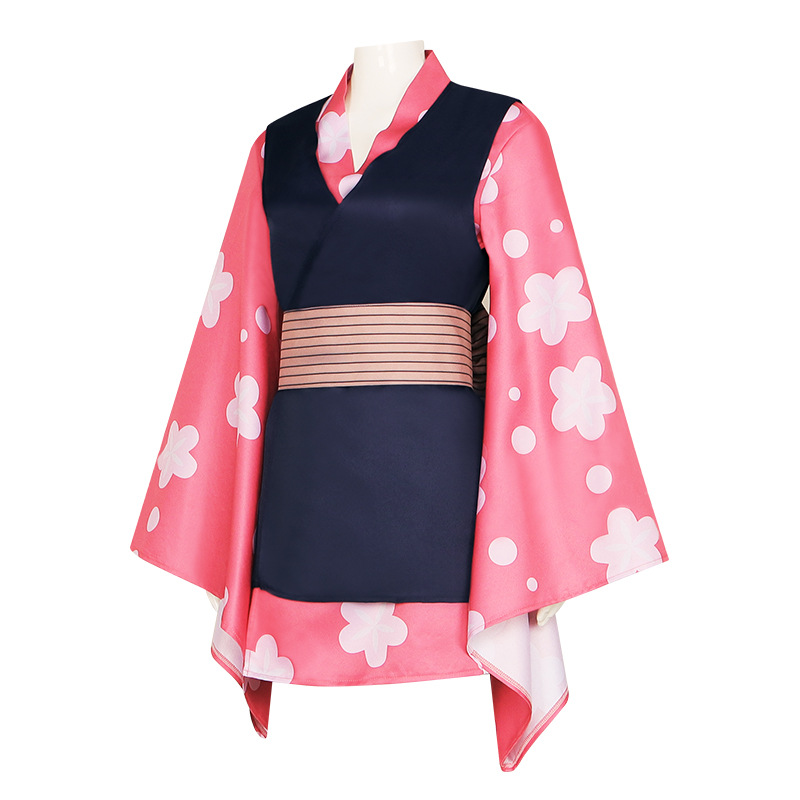 애니메이션 키메츠 코스프레 의상 마코모 가발 마스크 멋 - Anime Cosplay Kimono 리뷰 및 가격