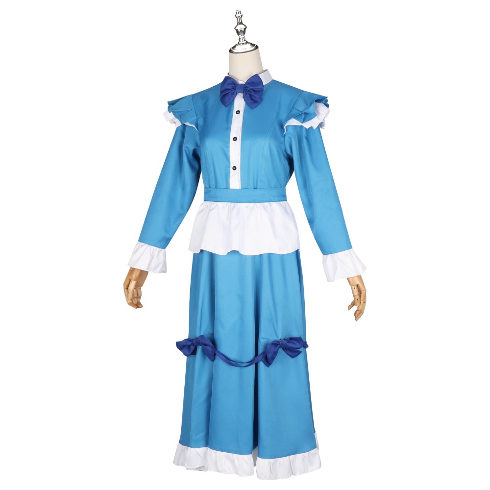 양귀비 빨간 머리 코스프레 의상 풀 세트 귀여운 블루  - Anime Cosplay Blue Hair 리뷰 및 가격
