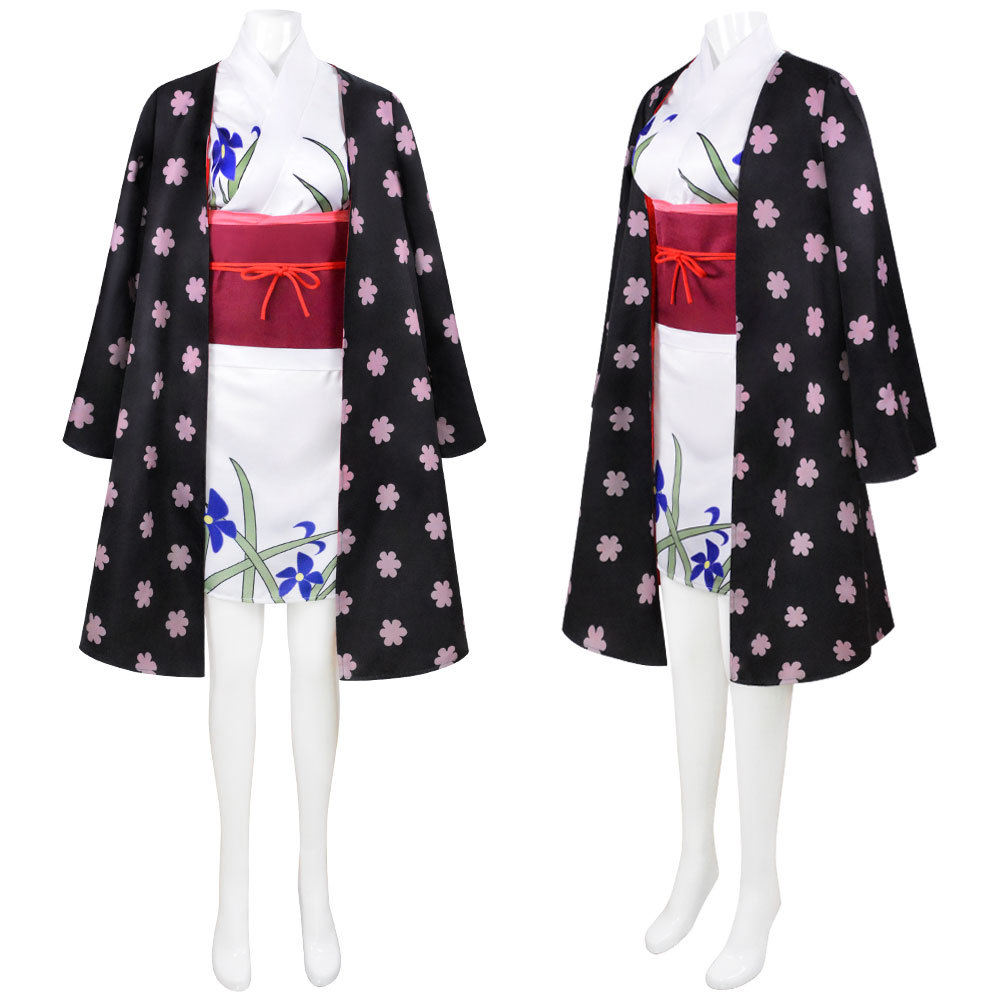 여성 의상 니코 로빈 코스프레 의상 와노 컨트리 기모노 - Anime Cosplay Kimono 리뷰 및 가격