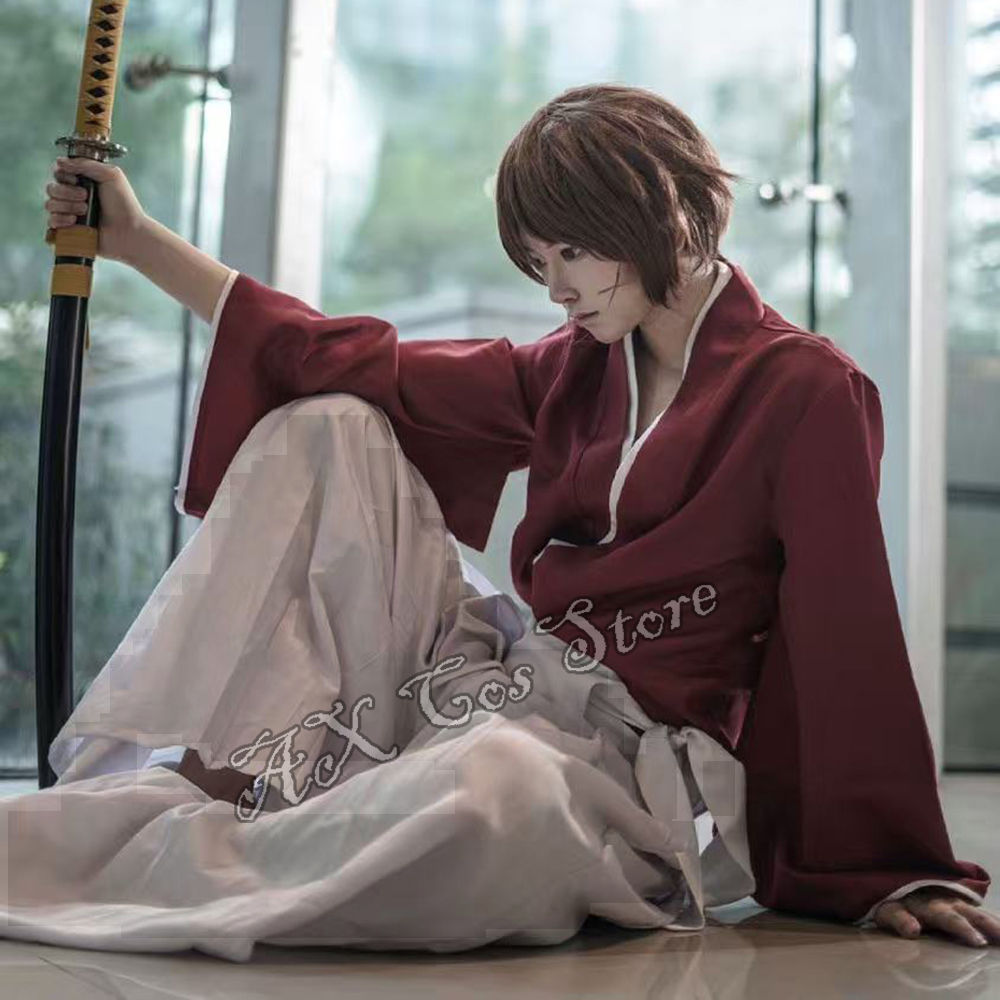 애니메이션 루로니 켄신 히무라 켄신 코스프레 의상 가발 - Anime Cosplay Kimono 리뷰 및 가격