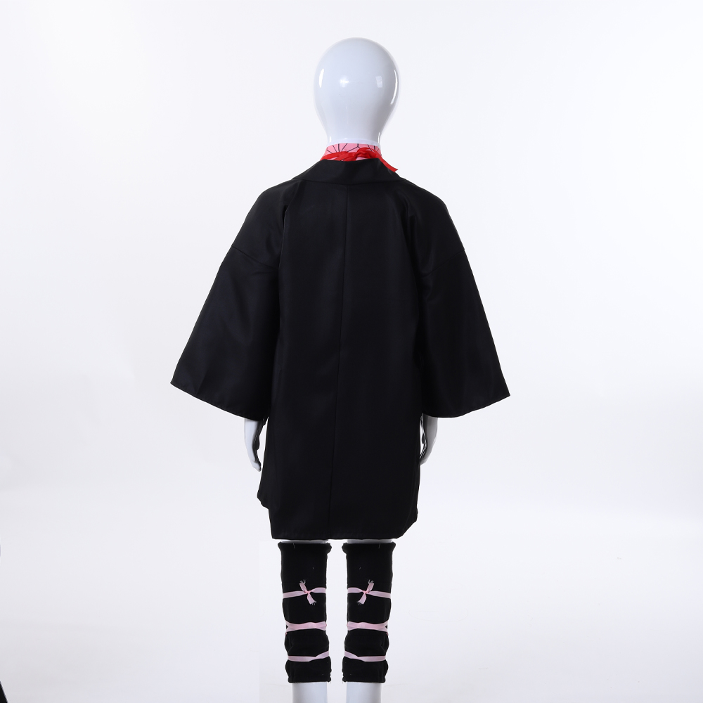 완전한 네즈코 카마도 코스프레 세트 일본식 기모노 핑크 - Anime Cosplay Kimono 리뷰 및 가격