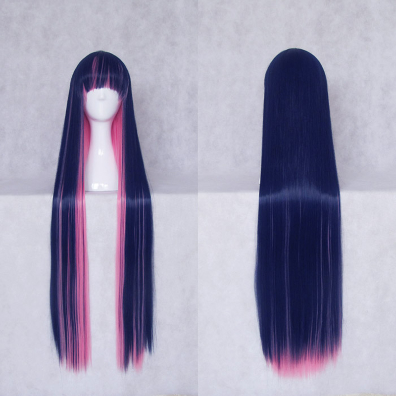 팬티 & 스타킹 with Garterbel 100cm  - Anime Cosplay Blue Hair 리뷰 및 가격