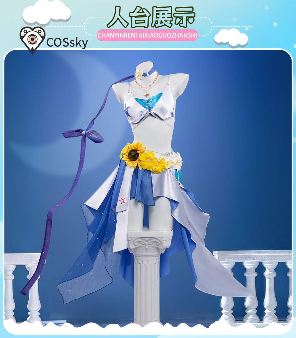 게임 로빈 수마레토 코스프레 의상 혼카이 스타 레일 로 - Anime Cosplay Bikini 리뷰 및 가격