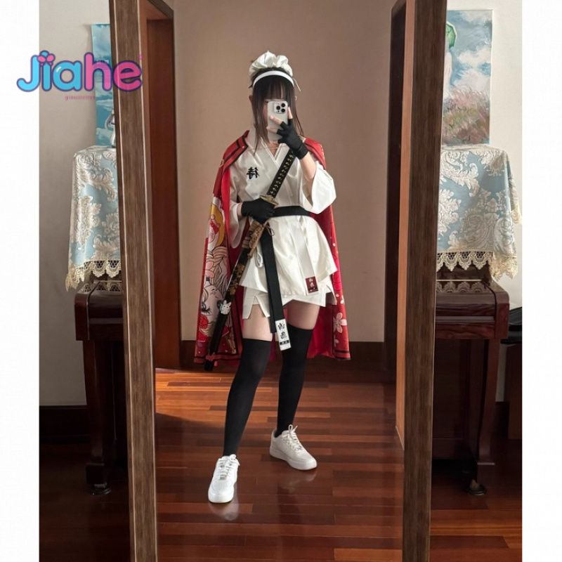 마가도리 쿄시카 게임 HUNDRED LINE 코스프레  - Anime Cosplay Kimono 리뷰 및 가격