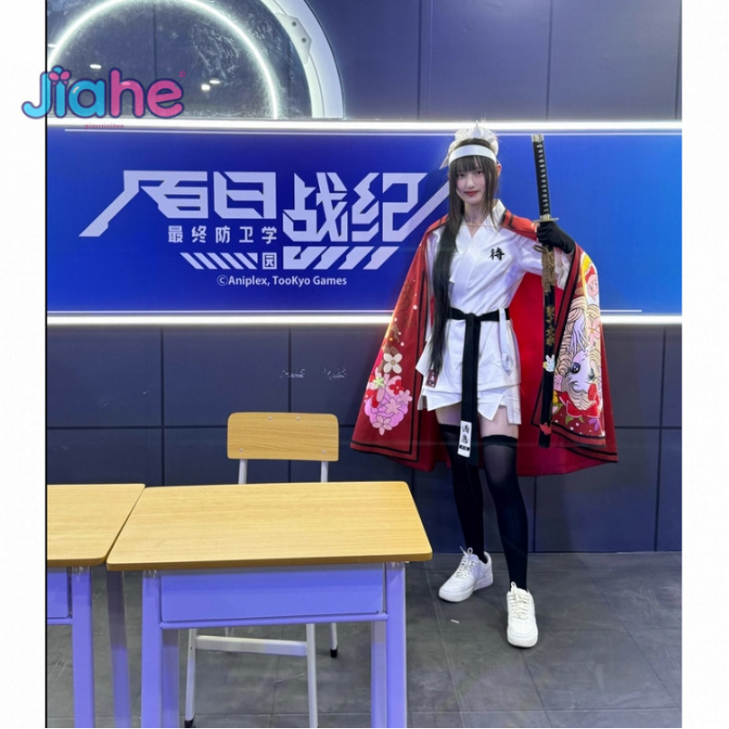 마가도리 쿄시카 게임 HUNDRED LINE 코스프레  - Anime Cosplay Kimono 리뷰 및 가격