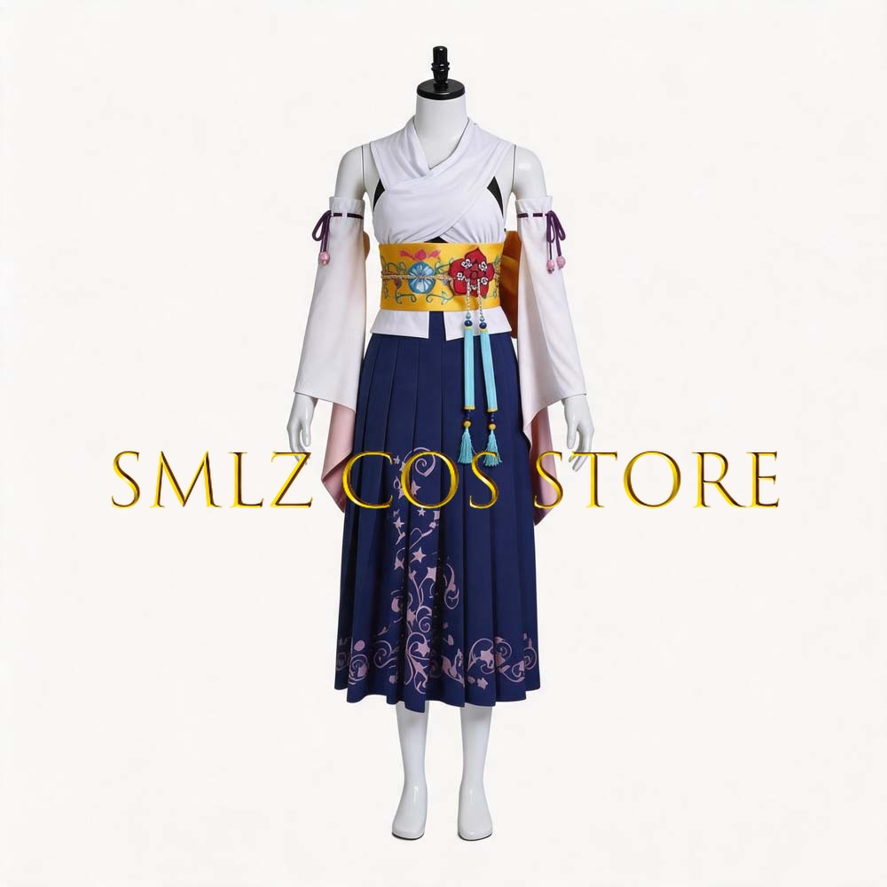 Smlz FFX 유나 코스프레 애니메이션 FF10 X  - Anime Cosplay Kimono 리뷰 및 가격