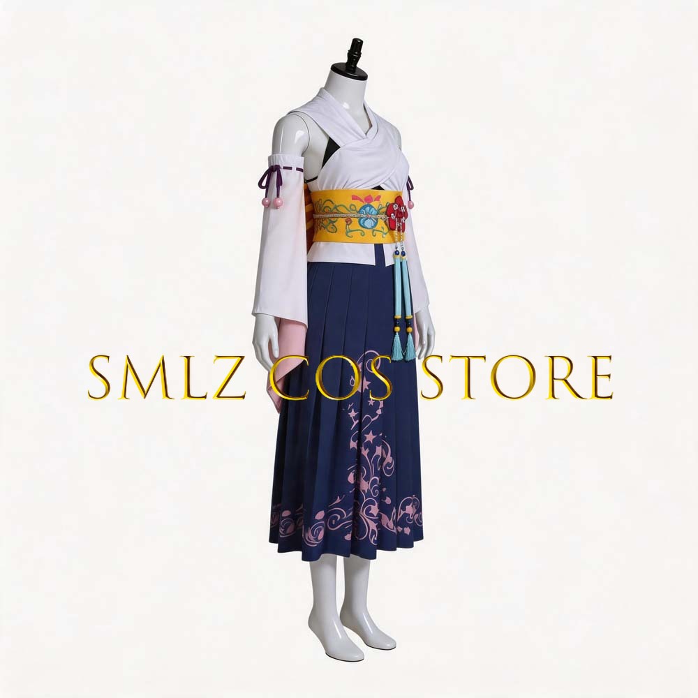 Smlz FFX 유나 코스프레 애니메이션 FF10 X  - Anime Cosplay Kimono 리뷰 및 가격