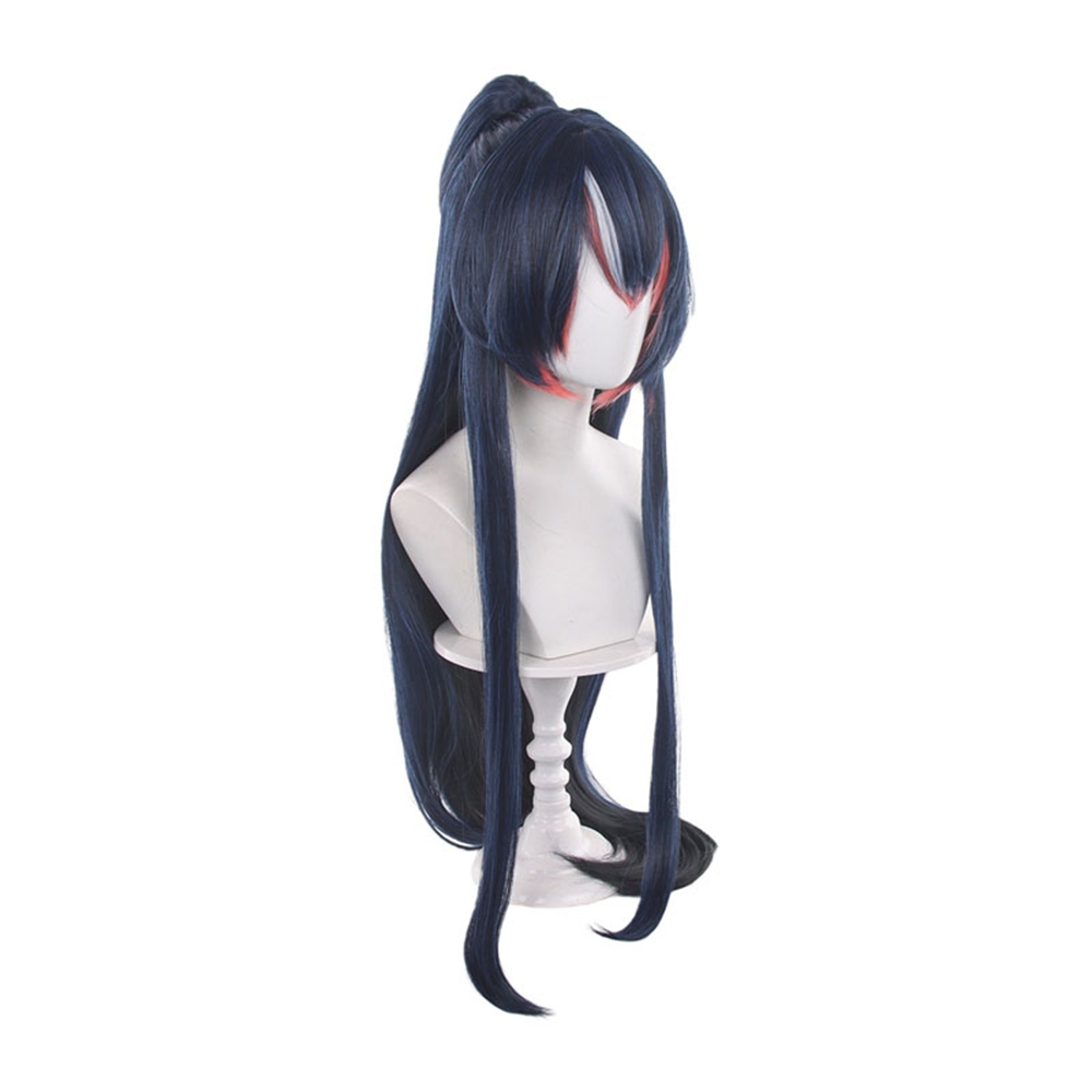 다크 블루 롱 스트레이트 코스프레 가발 내열성 합성 헤 - Anime Cosplay Blue Hair 리뷰 및 가격