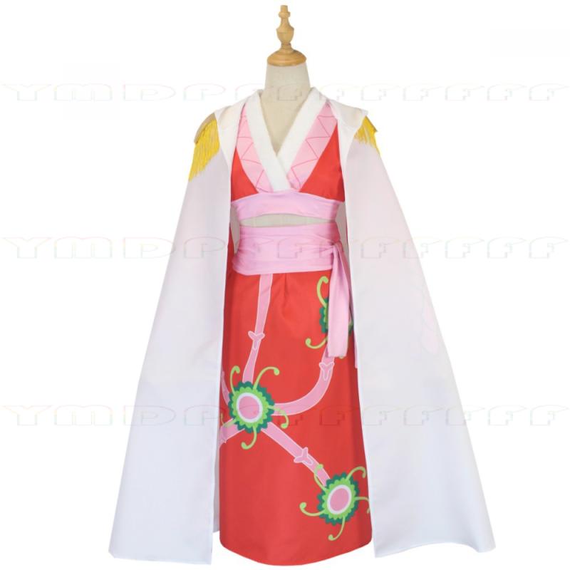 애니메이션 보야 핸콕 코스프레 세트 여성용 빨간 기모노 - Anime Cosplay Kimono 리뷰 및 가격