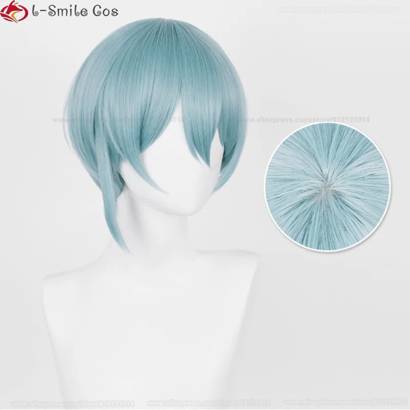 애니메이션 Hiori Yo 코스프레 28cm 라이트 블 - Anime Cosplay Blue Hair 리뷰 및 가격