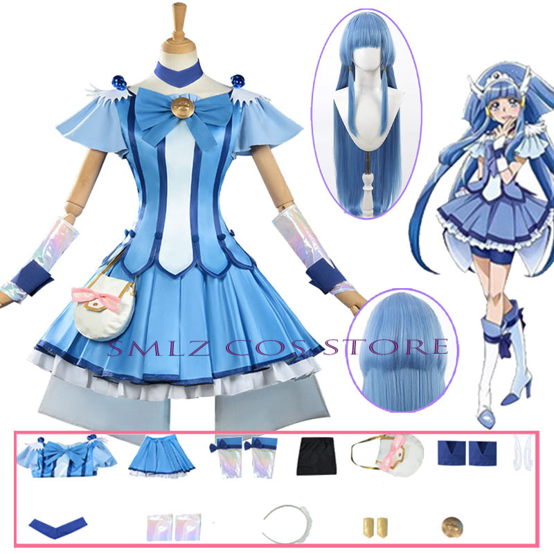 큐어 뷰티 코스프레 애니메이션 스마일 글리터 브리즈 큐 - Anime Cosplay Miku 리뷰 및 가격