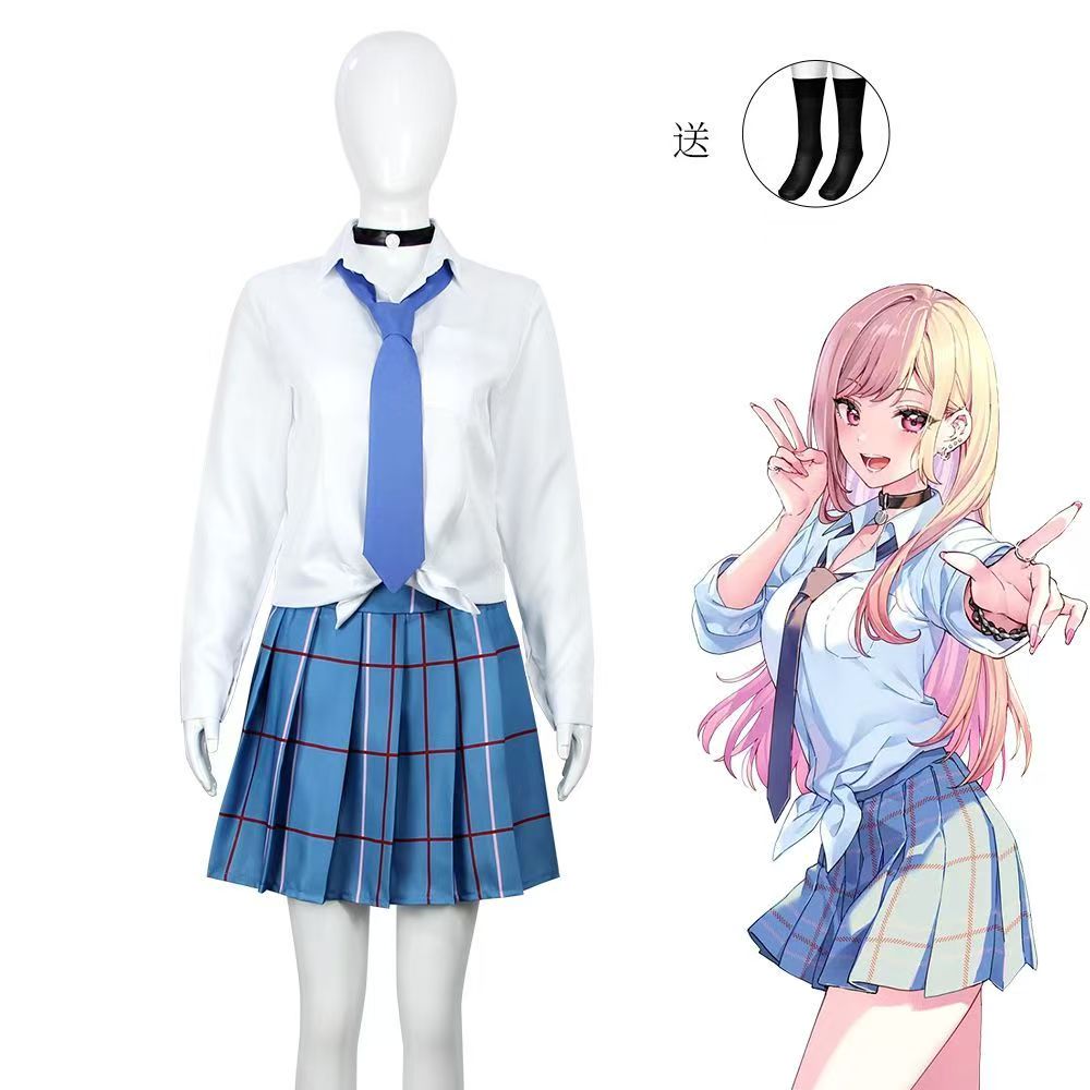 마이 드레스업 달링 마린 키타가와 코스프레 의상 JK  - Anime Cosplay Marin 리뷰 및 가격