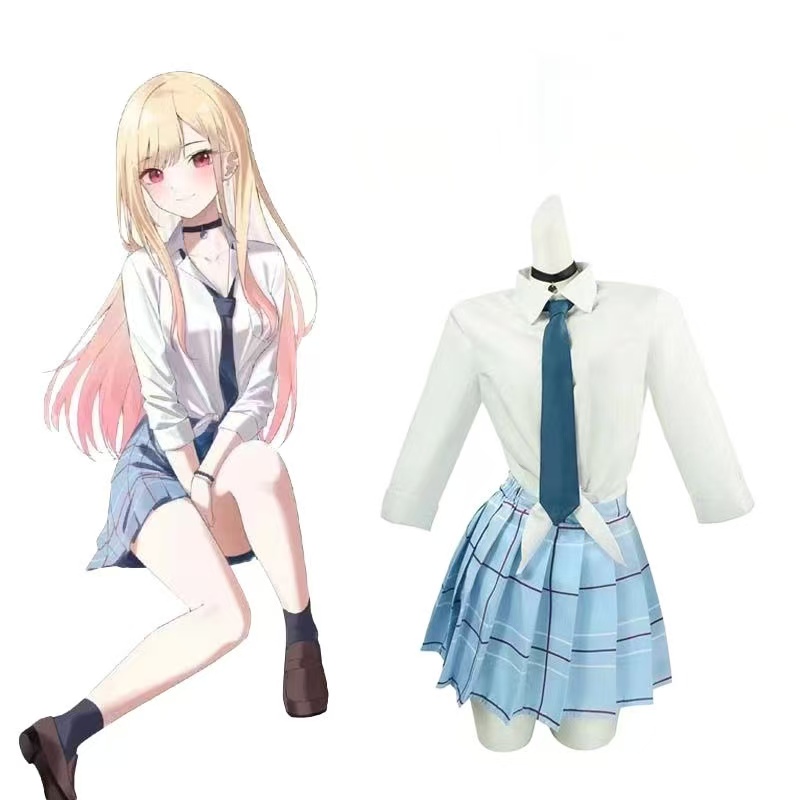 마이 드레스업 달링 마린 키타가와 코스프레 의상 JK  - Anime Cosplay Marin 리뷰 및 가격