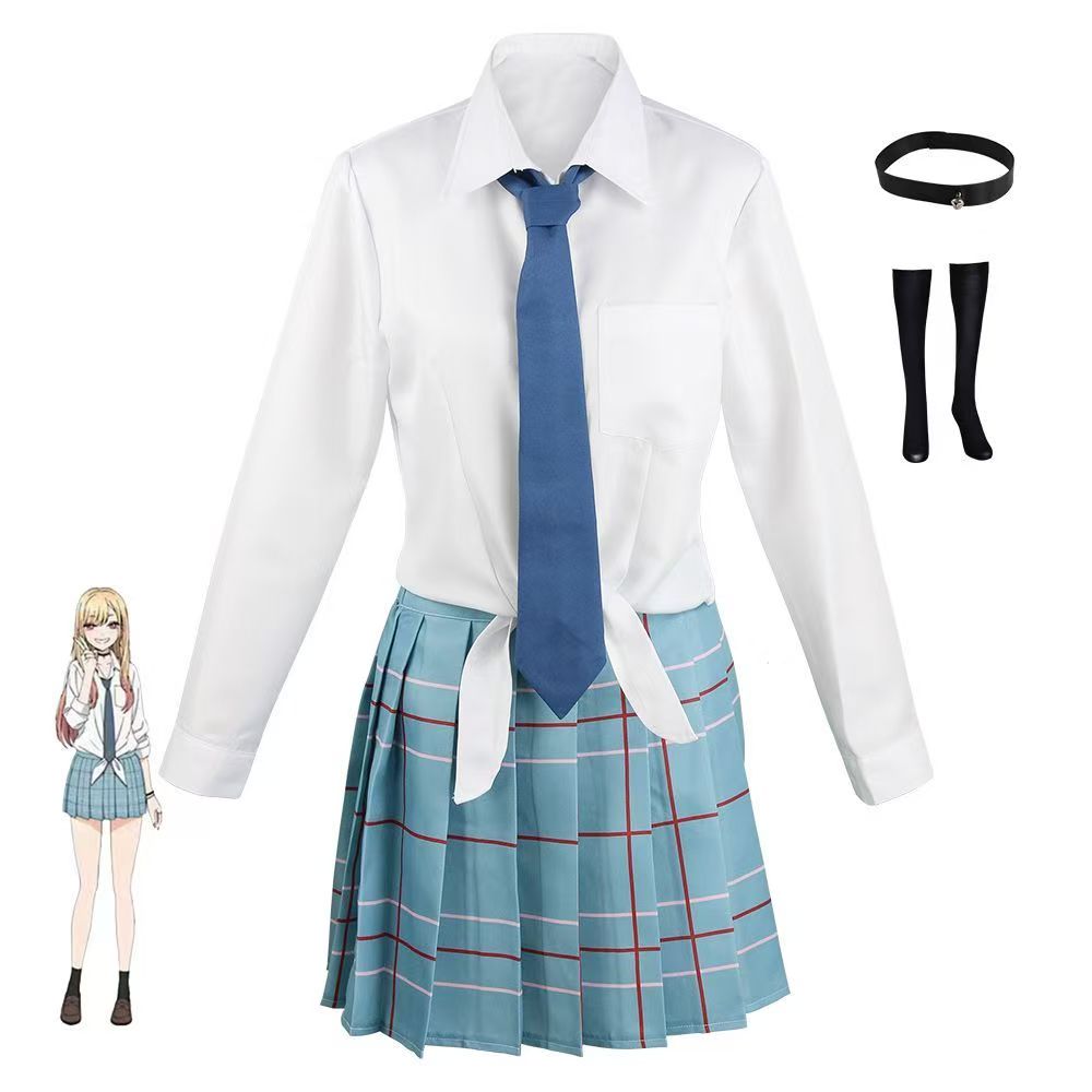 마이 드레스업 달링 마린 키타가와 코스프레 의상 JK  - Anime Cosplay Marin 리뷰 및 가격