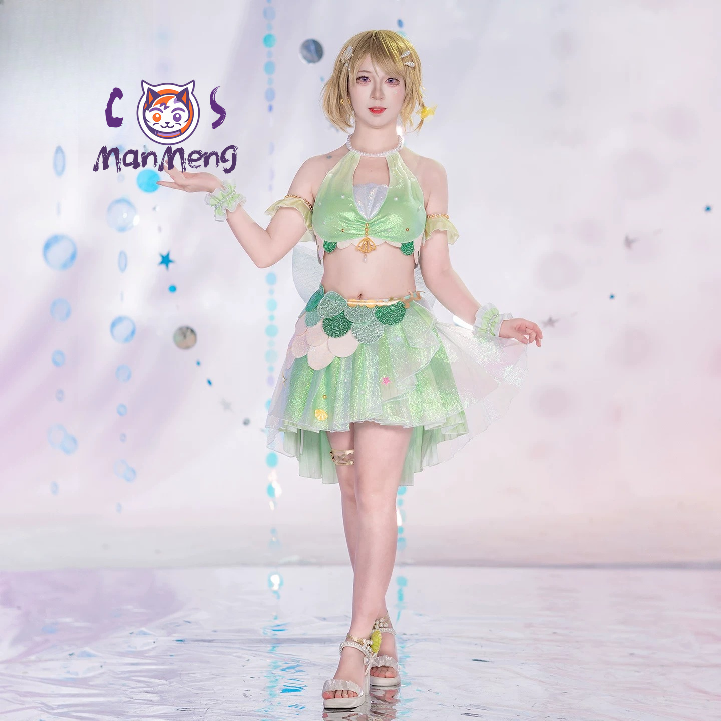 애니메이션 러브라이브! Hanayo Koizumi 인어 - Anime Cosplay Bikini 리뷰 및 가격