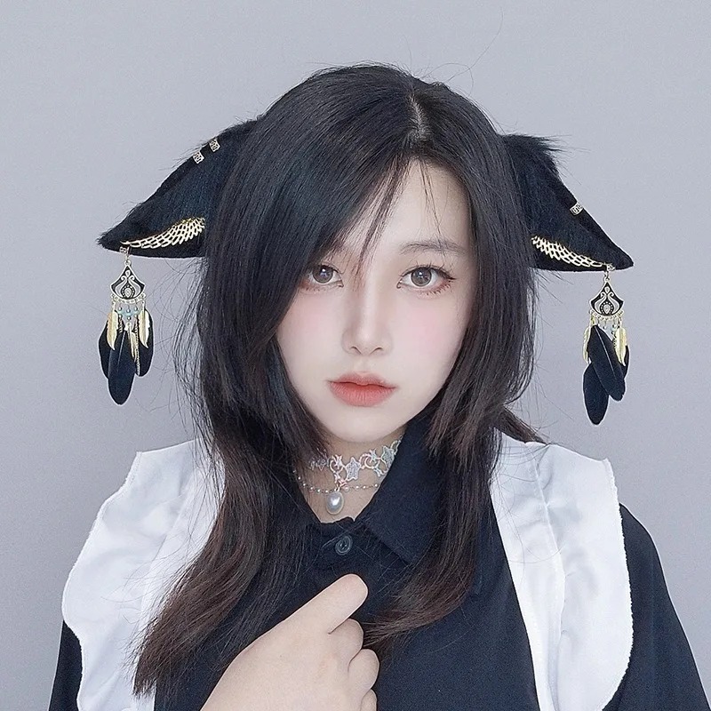 1세트 LARP 코스프레 애니메이션 귀 & 꼬리 세트  - Egypt Cosplay Anime 리뷰 및 가격