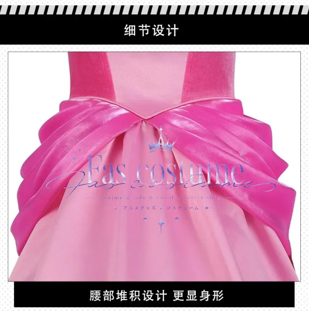 공주 피치 코스프레 의상 슈퍼 브라더스 의상 핑크 로리 - Anime Cosplay Lolita 리뷰 및 가격