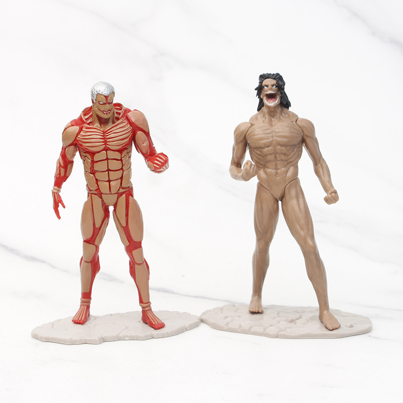 타이탄 애니메이션 피규어에 대한 8pcs 공격 기갑 거 - Kotobukiya Artfx 리뷰 및 가격